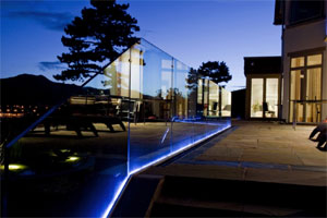 Glass Balustrade with no handrails