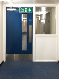 Secure fire doors at Southampton