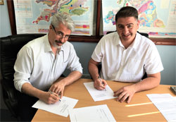 Signing agreement