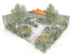 Planned show garden