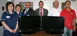 TVs gift to Grantham Hospital