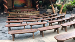 Custom benches for stage show