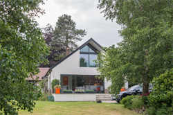 Attractive gable window