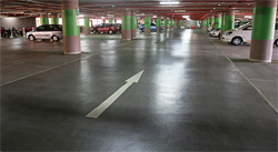 Deckshield surfacing at car park