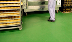 Flowcrete hygienic floor coating