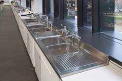 Decimetric sinks at Liverpool University lab