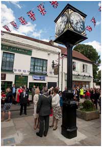 Jubilee clock in Colnbrook
