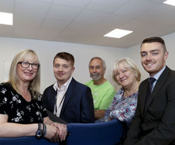 Group at Samaritans offices