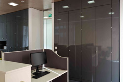 Komfort partitions at Anne Rowling Clinic