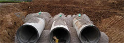 Sustainable drainage pipes