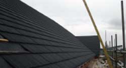 Metrotile roof at Evesham FC