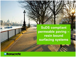 SuDs compliant permeable paving