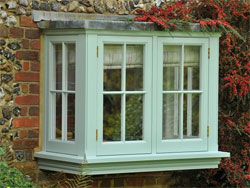 Window in a bespoke green