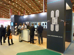 Visitors to Simonswerk stand